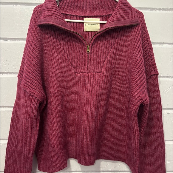 Lucky Brand Sweaters - Lucky Brand Berry Cowl Neck Sweater